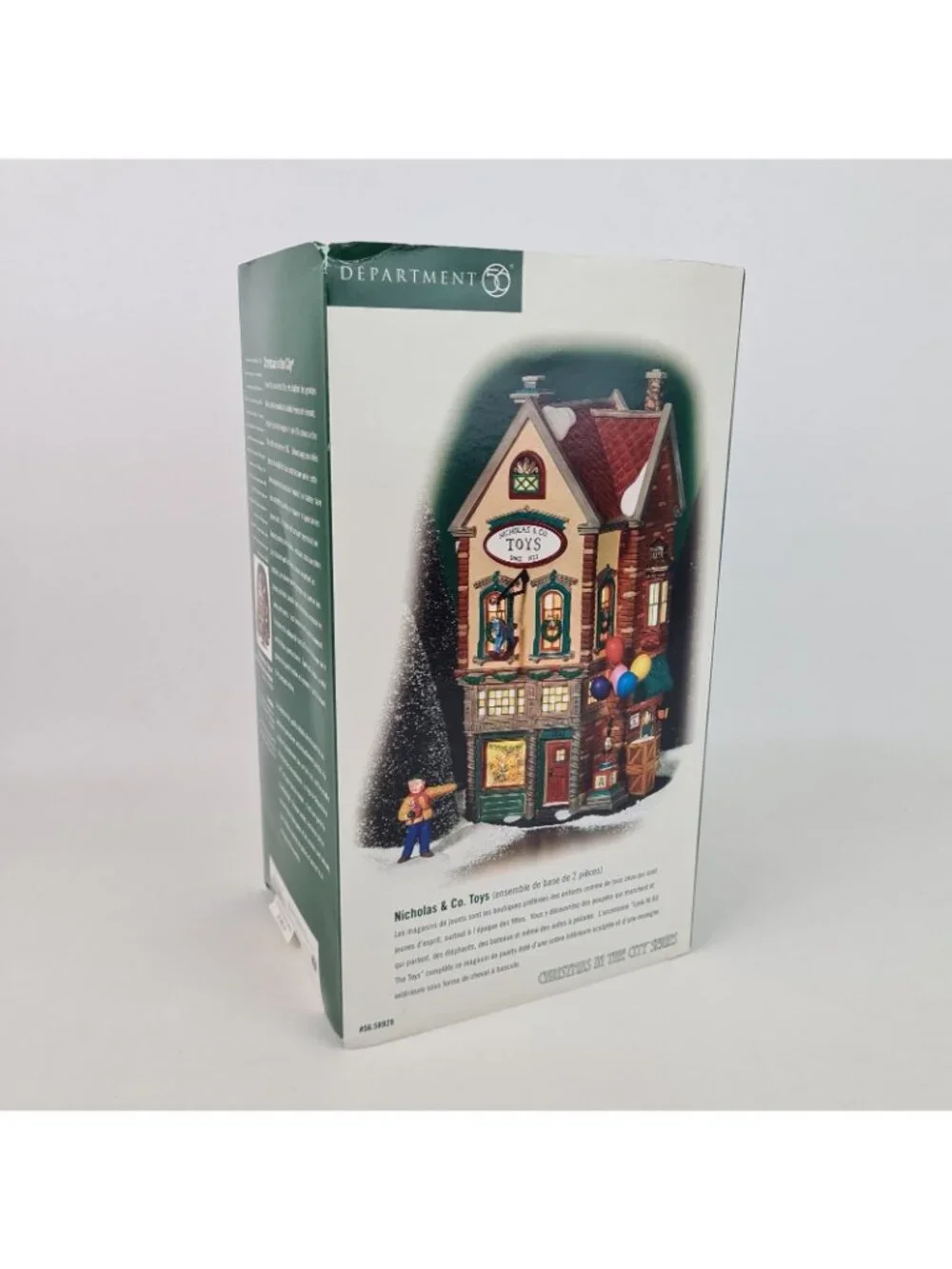 Department 56 Nicholas & Co Toys 58929 Christmas In The City Lighted Building